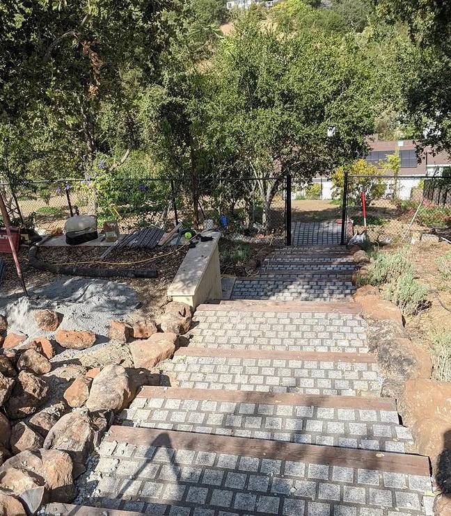 Hardscaping for RHS in San Jose, CA