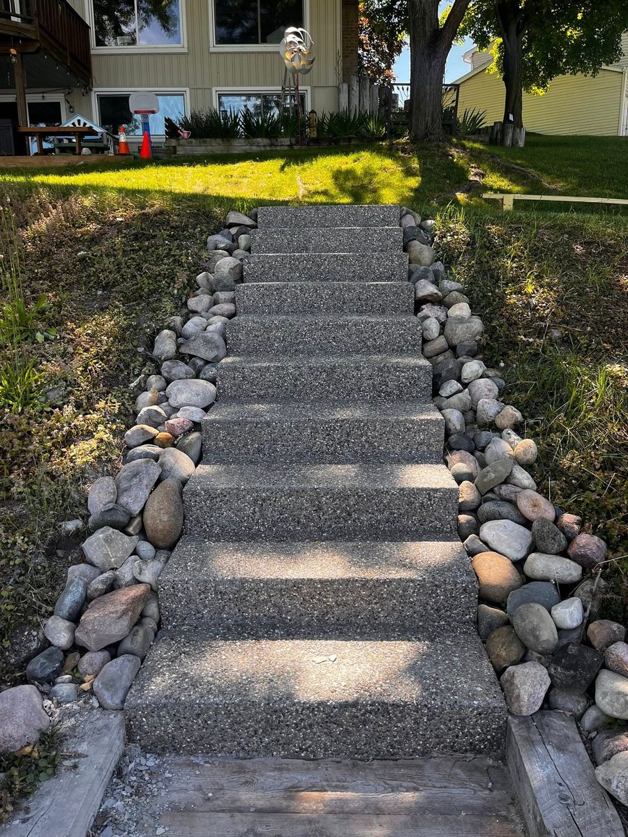 Stair Design & Installation for Deerbrook Construction in Pontiac, MI