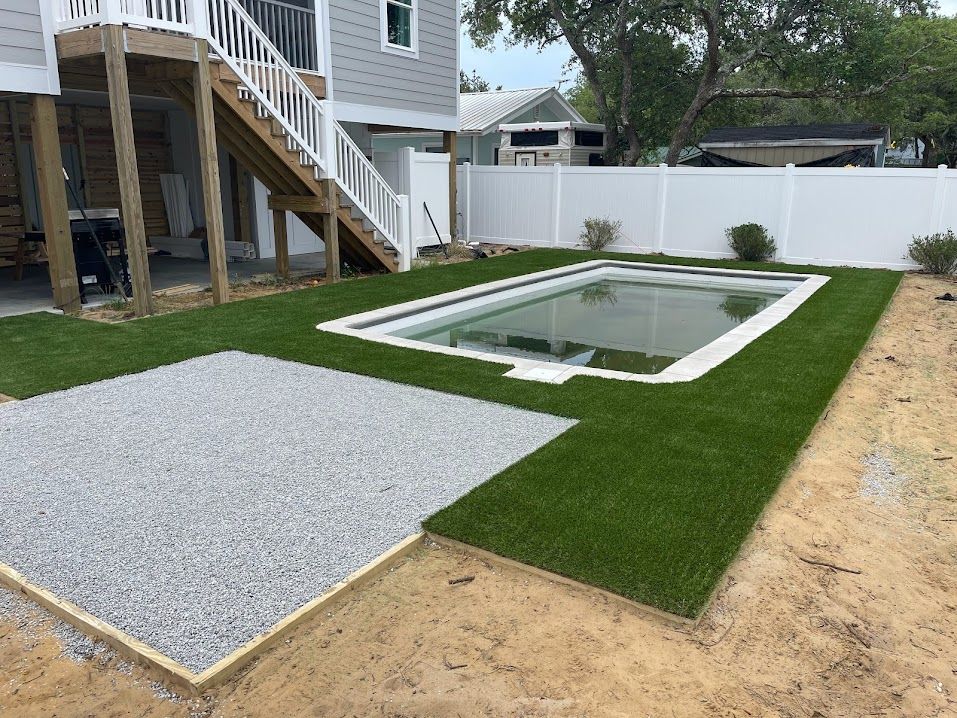 Synthetic Turf for Bianchi Construction Company Inc in Southport, NC