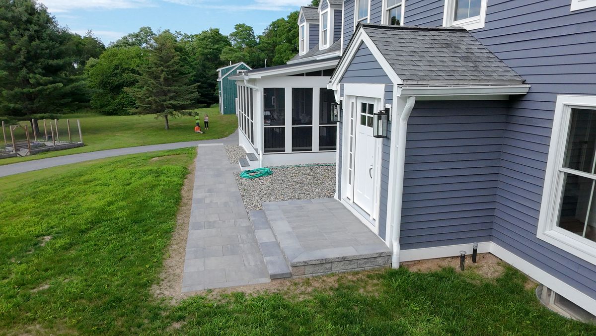 Walkway building for NK Landscaping LLC in Dutchess County, NY