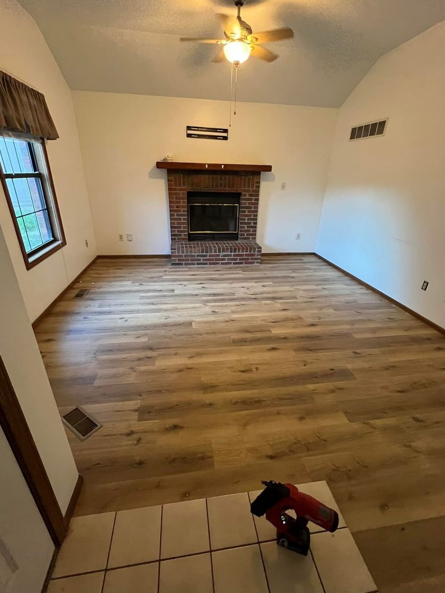 Flooring for SDM Construction LLC in Lawrence, KS