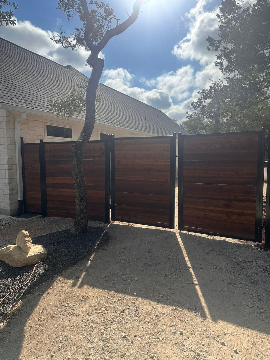 Fence Installation for N. B. Fence & Landscape in New Braunfels, TX