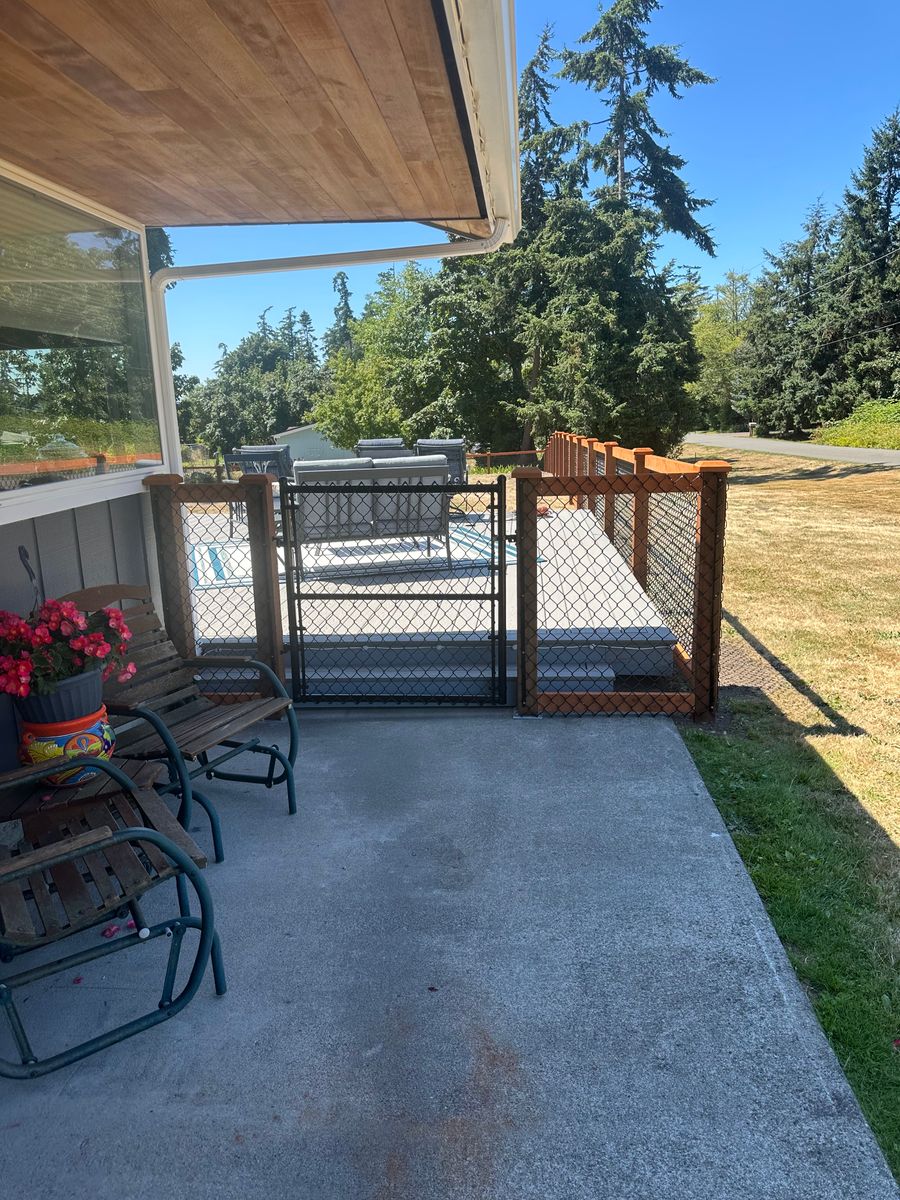 Gate Installation for McBride and Sons Fence in Camano, WA