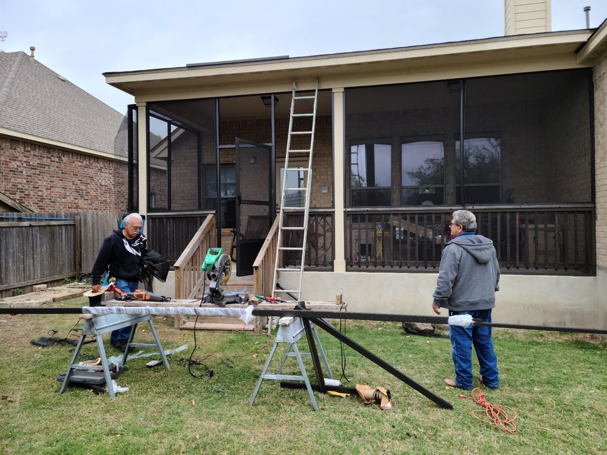 Patio Screen Enclosures for Solar Pro Enclosures in San Antonio, TX