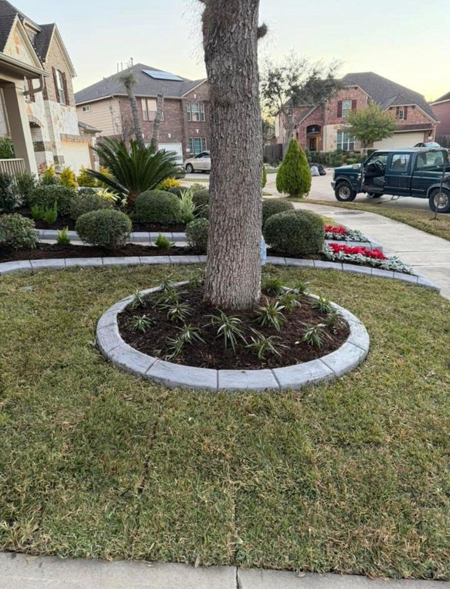 Landscaping for Texas Curb N Borders in Houston, TX