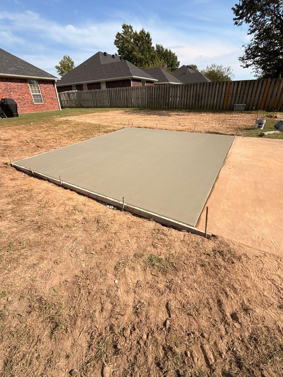 Flatwork for Modern Concrete LLC in Lowell, AR