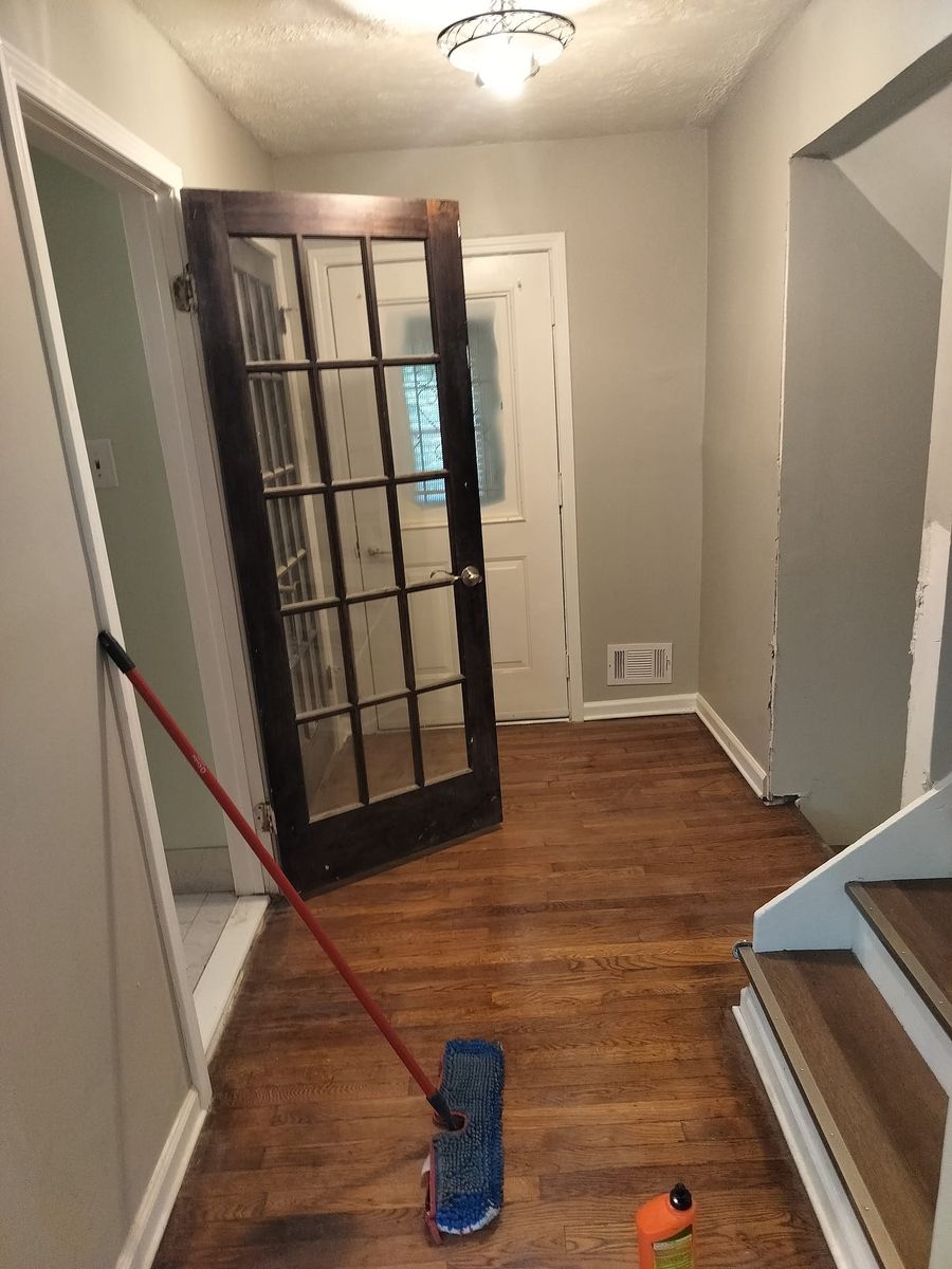 Hardwood installation for Rick's creative home improvement and repair in Atlanta, GA