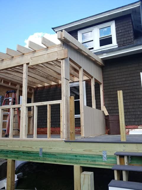 3 and 4 Season Porch for All Around Roofing And Construction in Townsend, MA