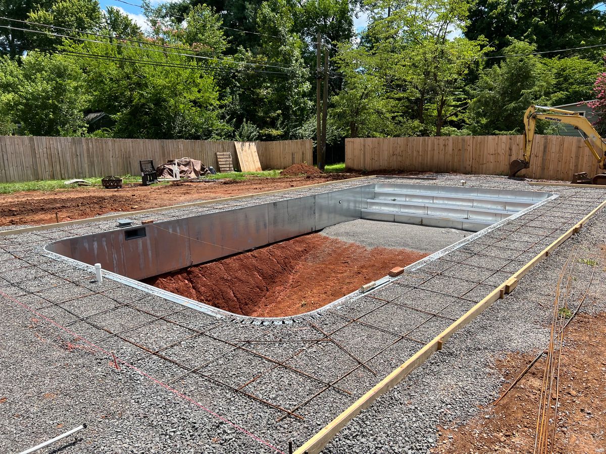 New Pool Construction for Infusion construction & Home Services in Knoxville, TN