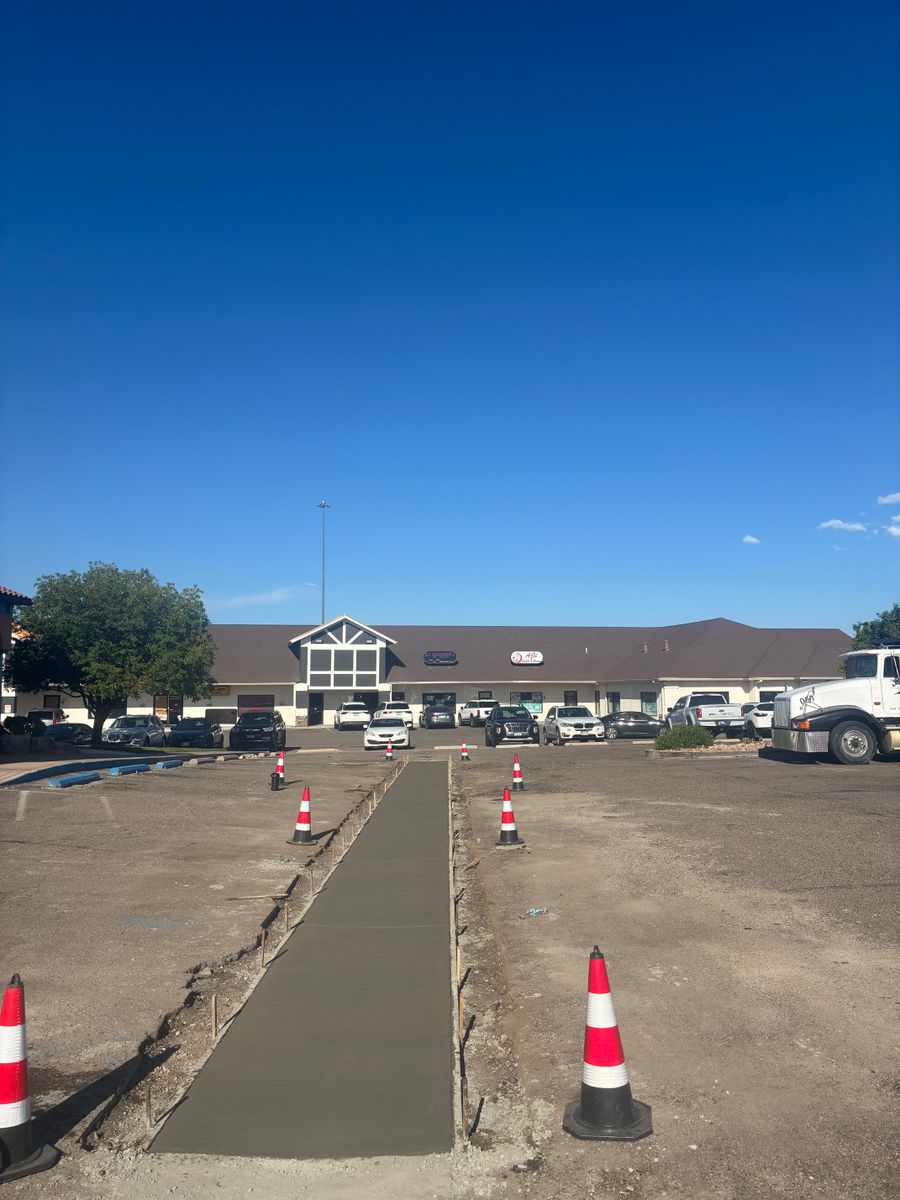 Asphalt Parking Lot Construction for Cornejo Materials and Asphalt in Pueblo, CO
