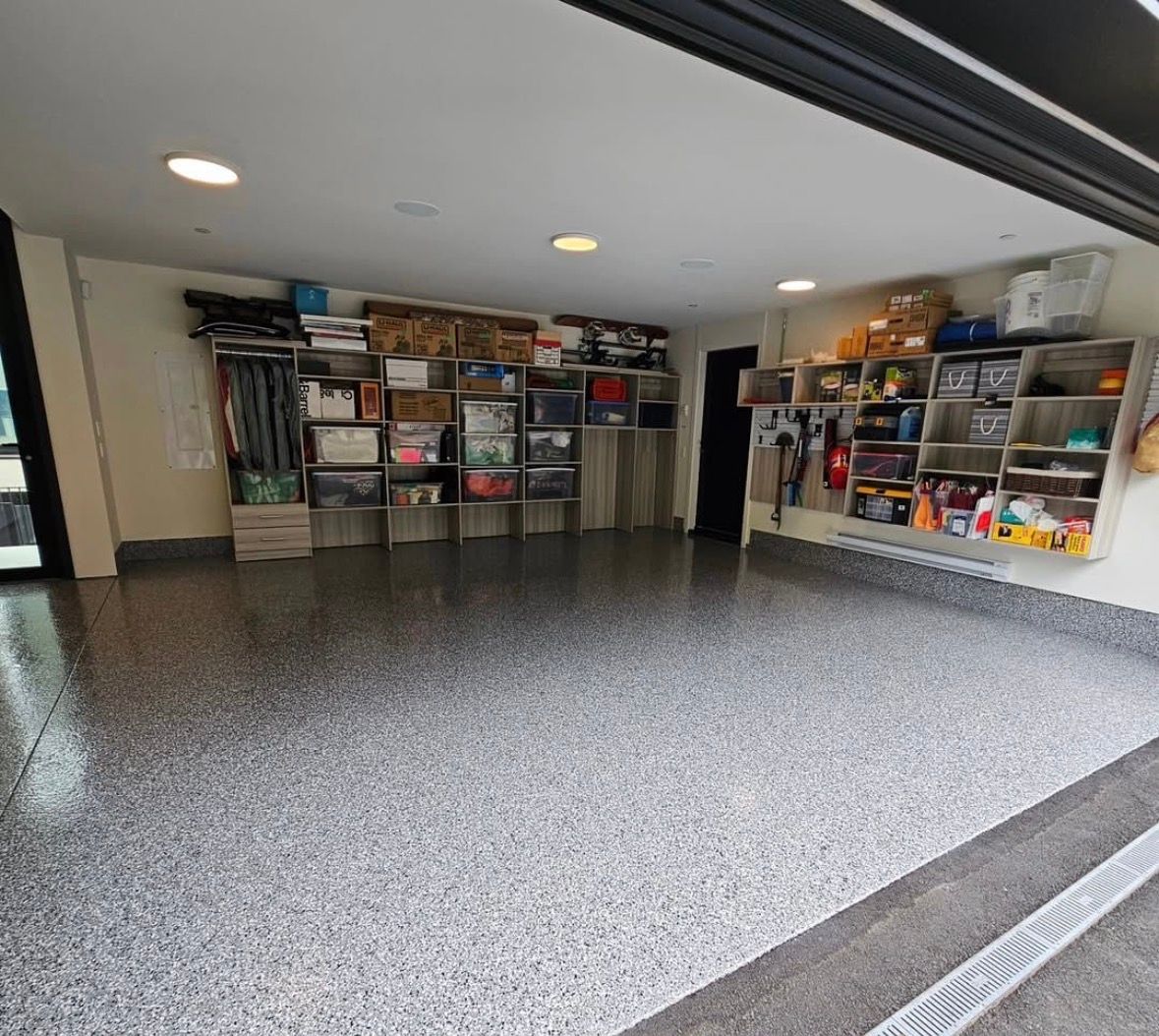 Epoxy Floors for Limitless Excavation & Land Clearing in Eugene, OR