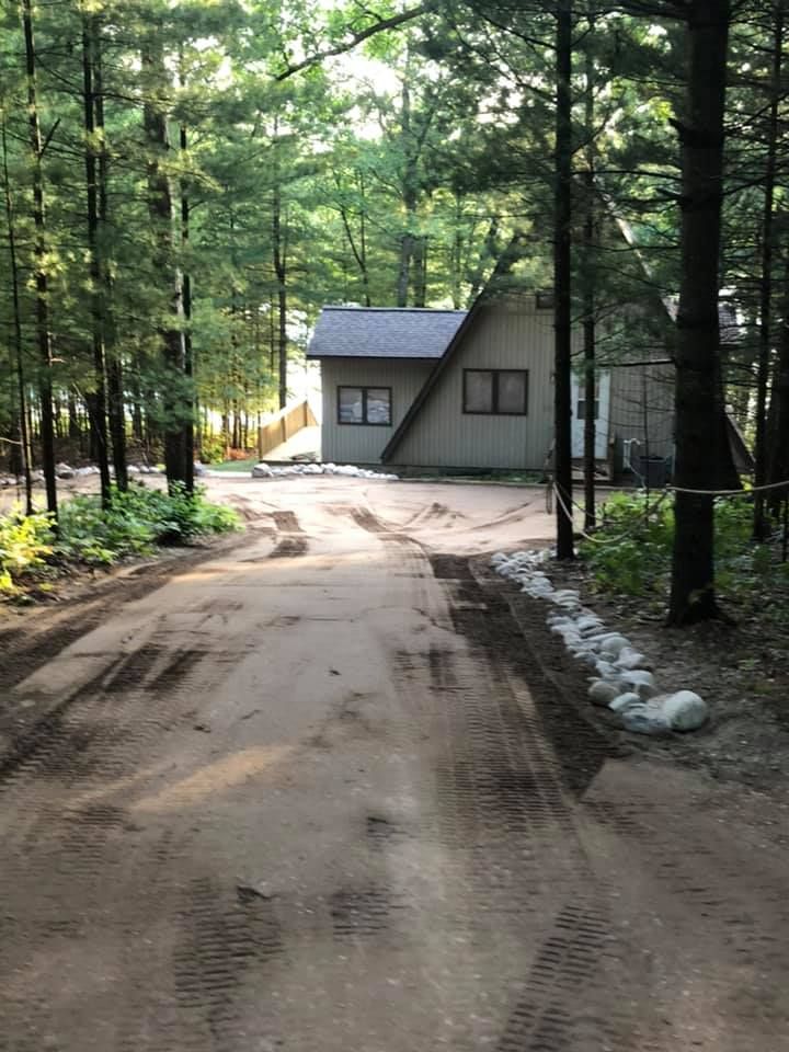 Private Road Grading for NC Dirt Works in Kingsley, MI