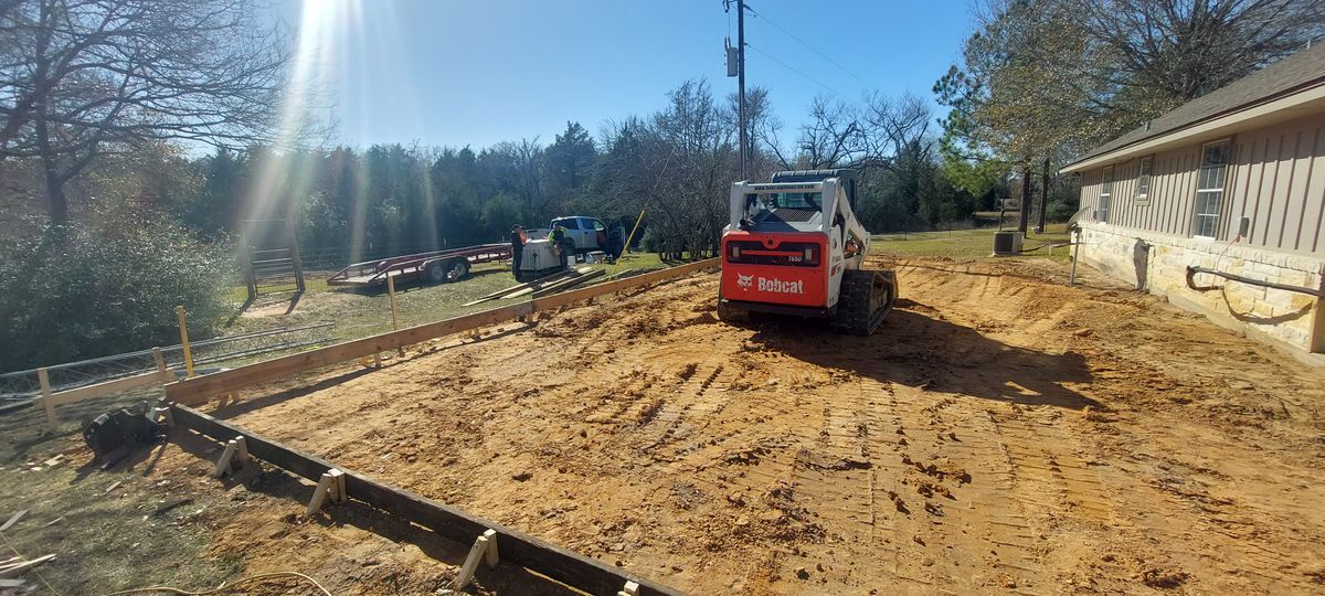 Dirt Work for Slabs on Grade - Concrete Specialist in Spring, TX