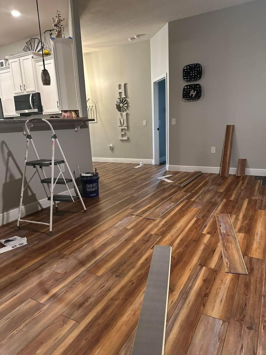 LVP Flooring for Clean Cut Construction in Laurel Hill, FL