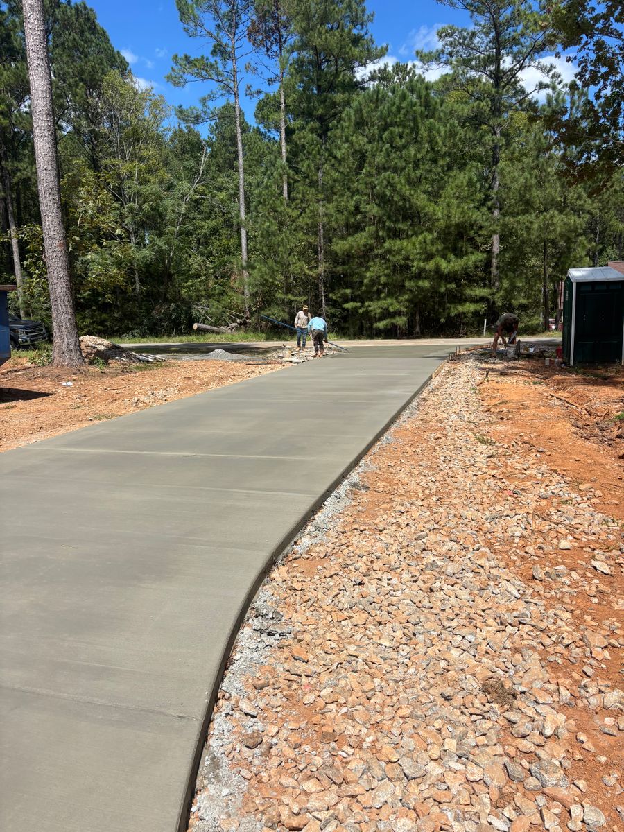 Excavation for Baer & Sons Concrete in Greenwood County, SC