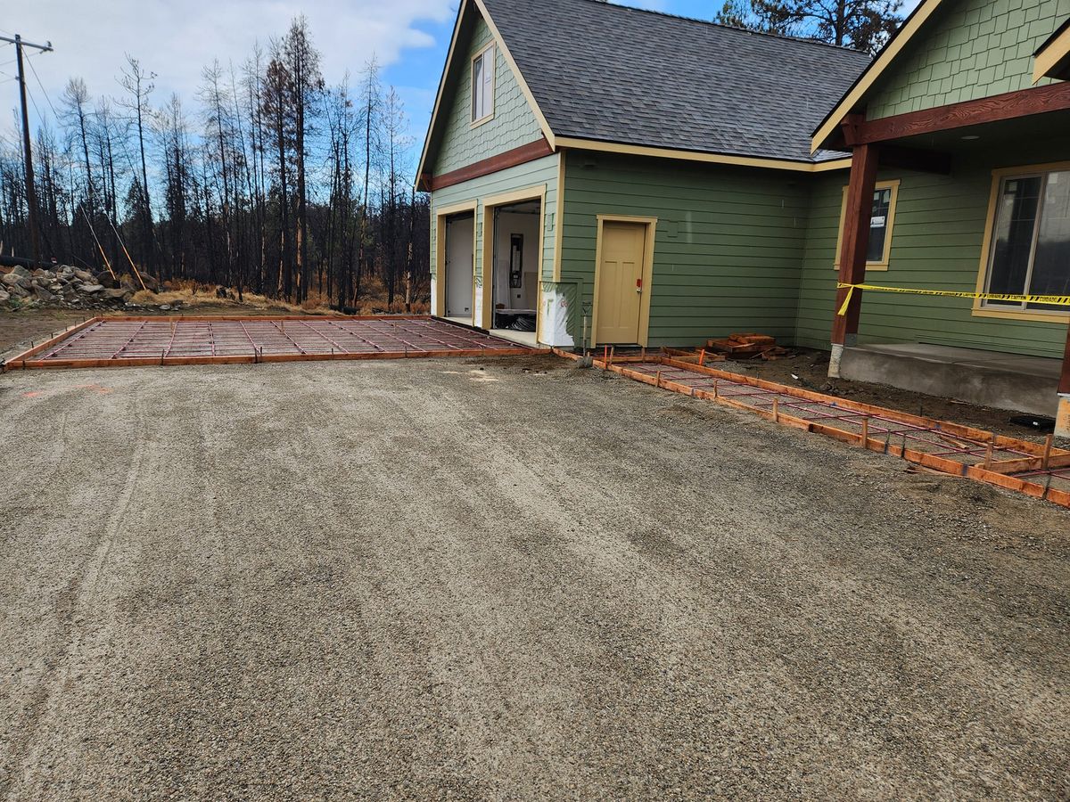 Site Preparation for Model A Excavating in Spokane Valley, WA