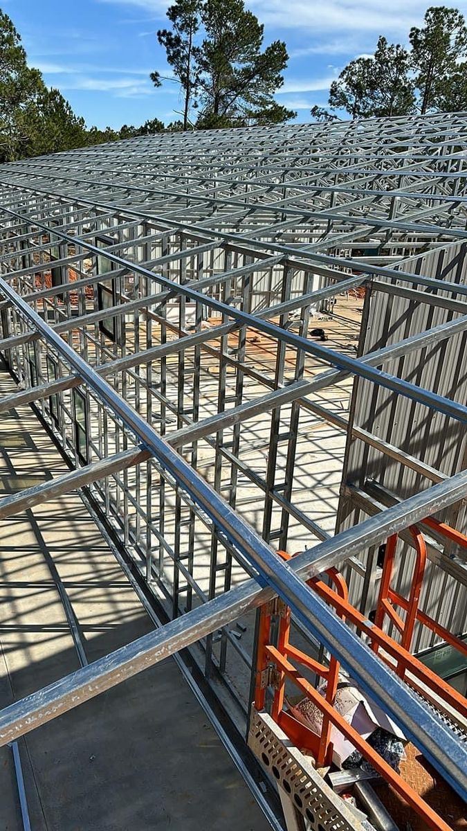 House Framing for Elite Custom Metal Structures in Belmont, MS