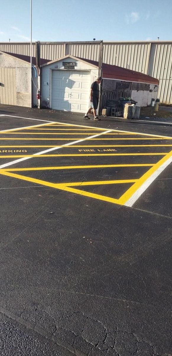 Parking Lot Striping for Stripe A Lot in Knoxville, TN
