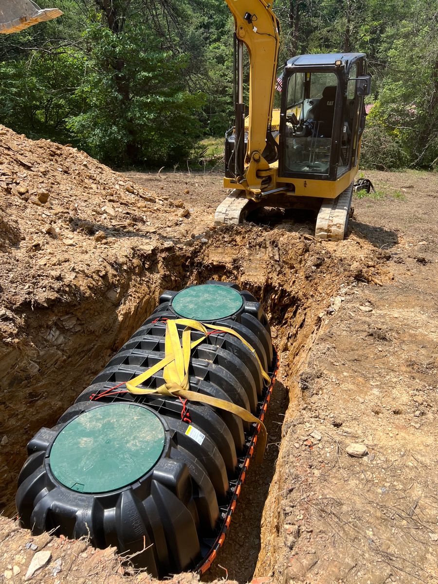 Foundation Excavation for Grayson Groundworks in Sevierville, TN