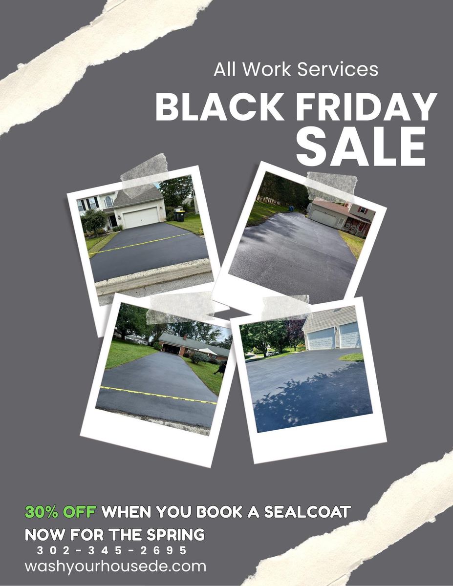 Blacktop Coating and Seal Repair for All Work Services and Construction  in Newark, DE