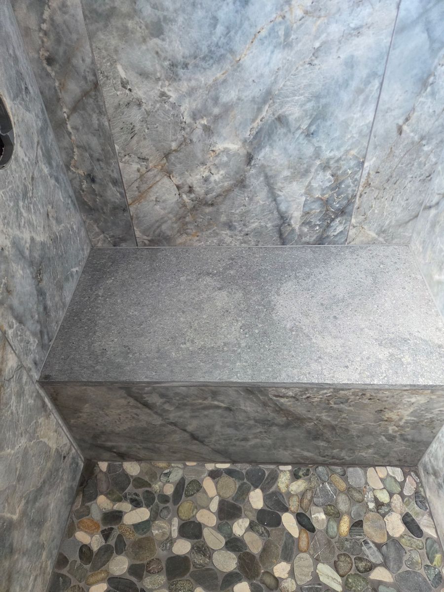 Tile Shower for D&J Custom Floors in Nederland, TX