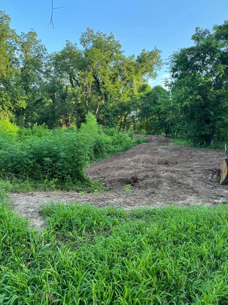 Clearing / Grubbing for Divine Construction Services in Brazoria County, TX