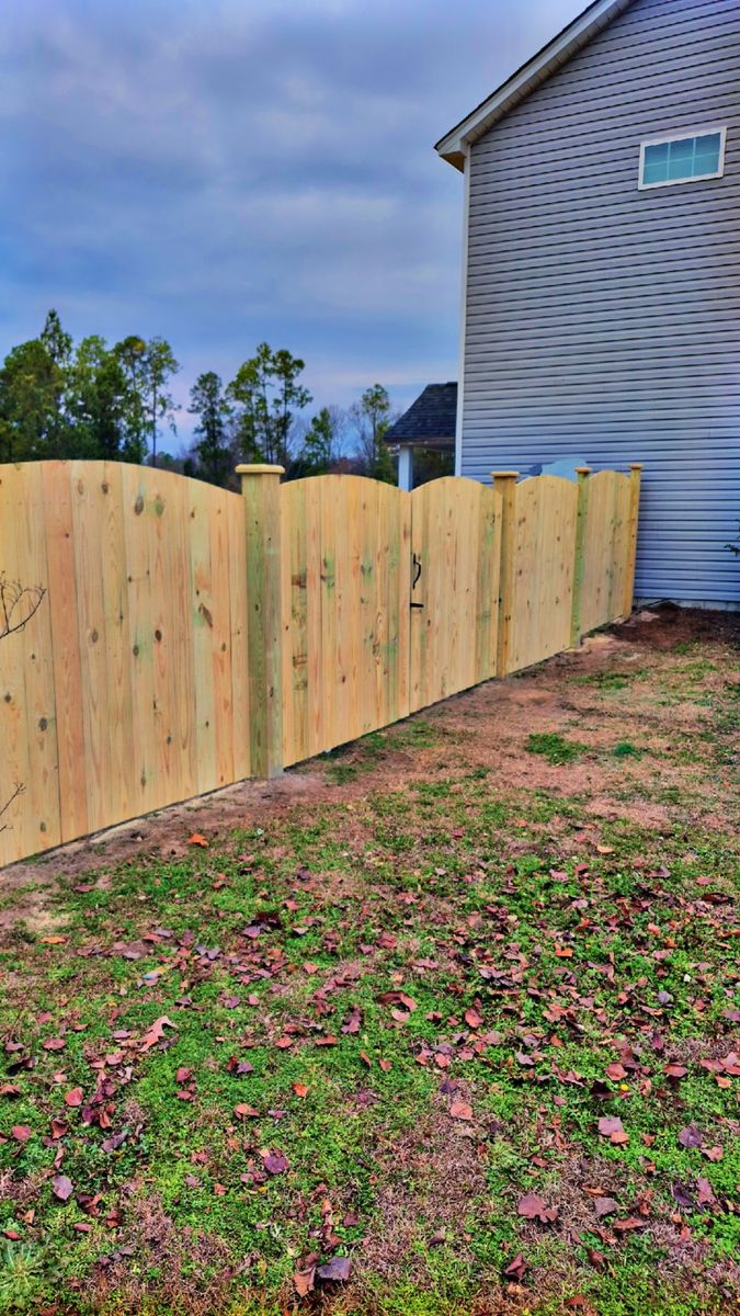 Fence Installation for JB Nealy Fence in Elgin, SC