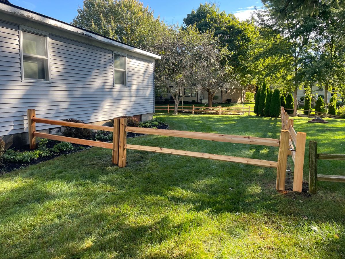 Fence Installation for TMF Services in Lapeer County, MI