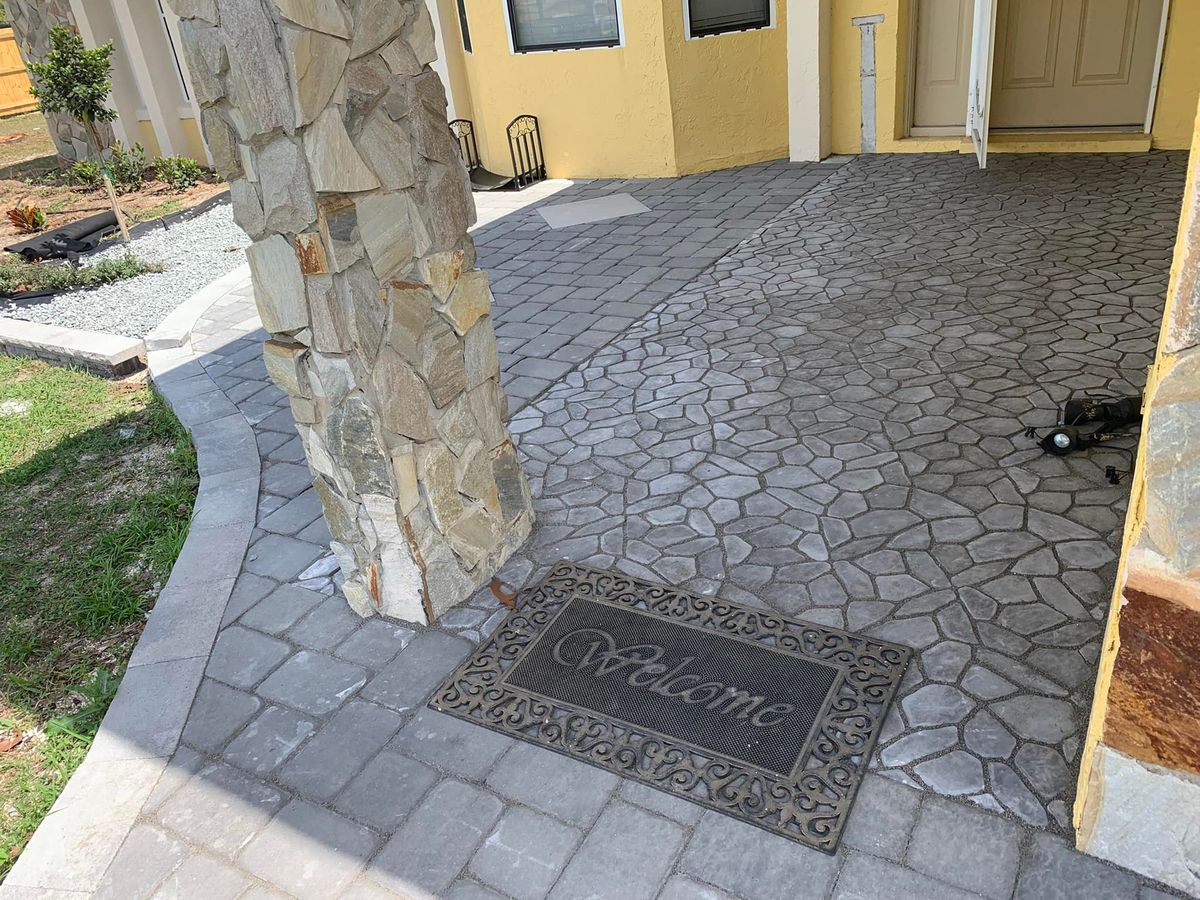 Hardscaping for R.B. & Company in Belleview, FL