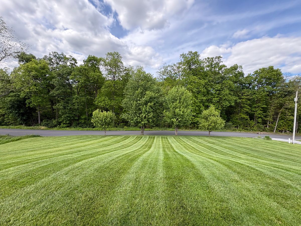 Mowing for Byers Premier Landscapes in Chambersburg, PA