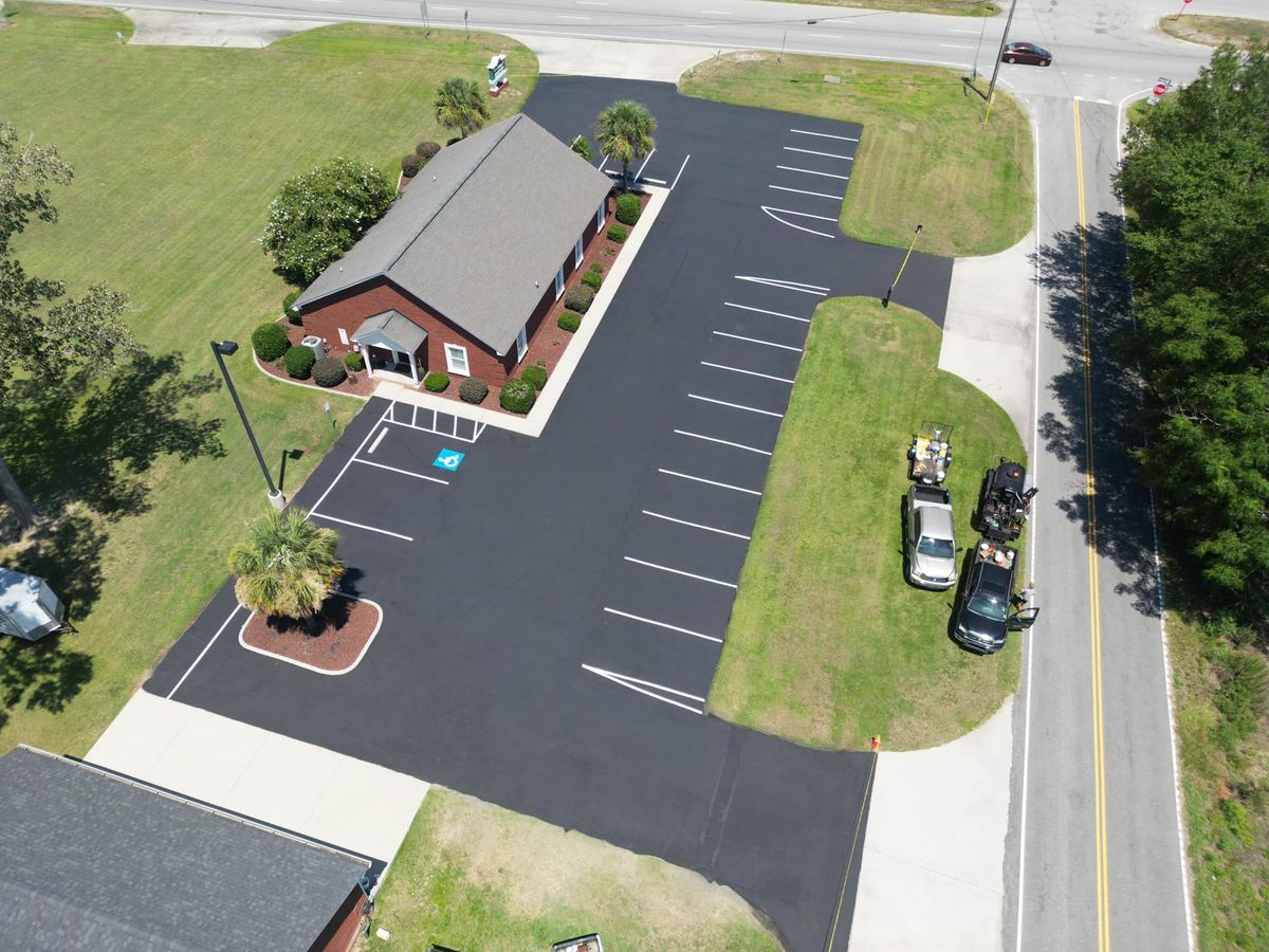 Striping for Blacktop Sealcoating in Hartsville, SC
