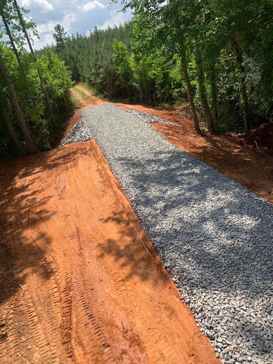 Driveway Design & Build for Erskine Grading and Clearing LLC in Anderson,, SC