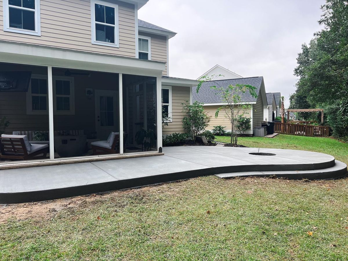 Exterior Concrete for Low Tide Concrete in Charleston, SC