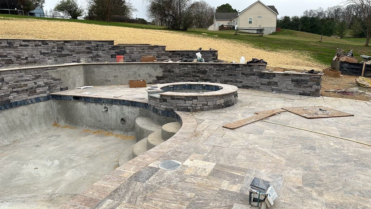 Pool Coping for Matteo Hardscapes in Towson,  MD