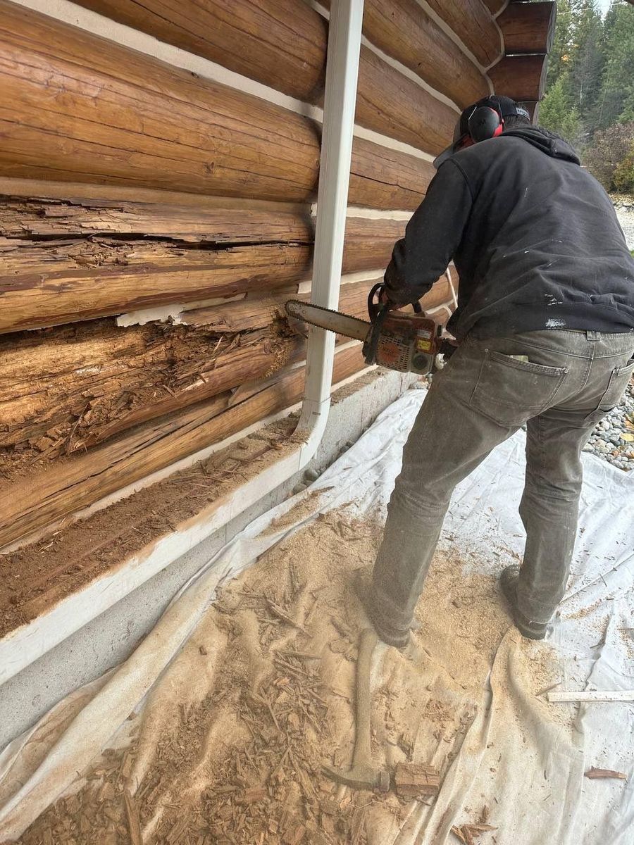 Log Home Refinishing for Chewelah Painting in Spokane, WA