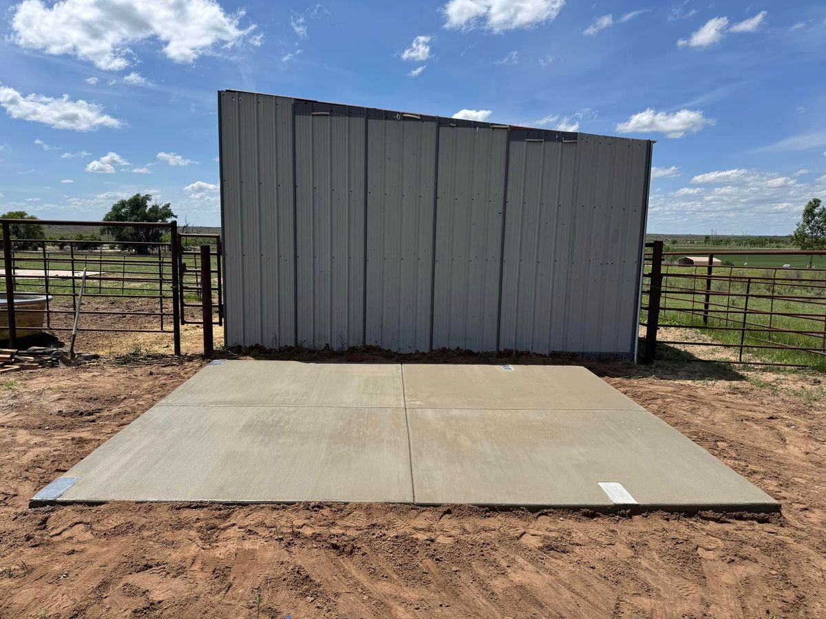 Red Iron Buildings for TC Concrete in Elk City, OK