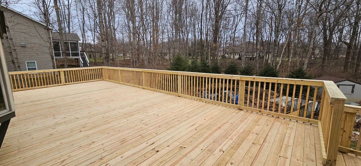 Deck and Patio Construction for Crossbones Contracting in Greencastle,  IN