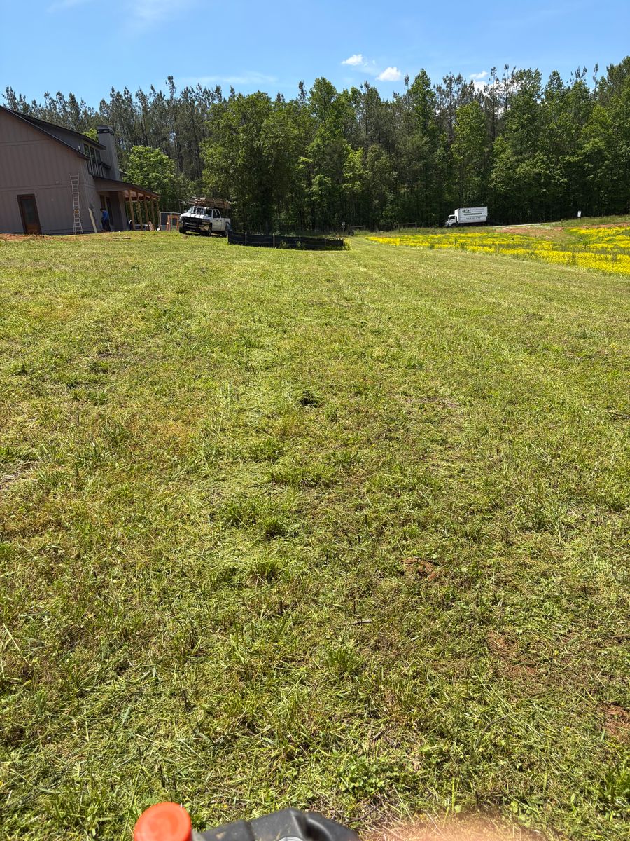 Mowing for Taylormade Lawn Management in Habersham County, GA