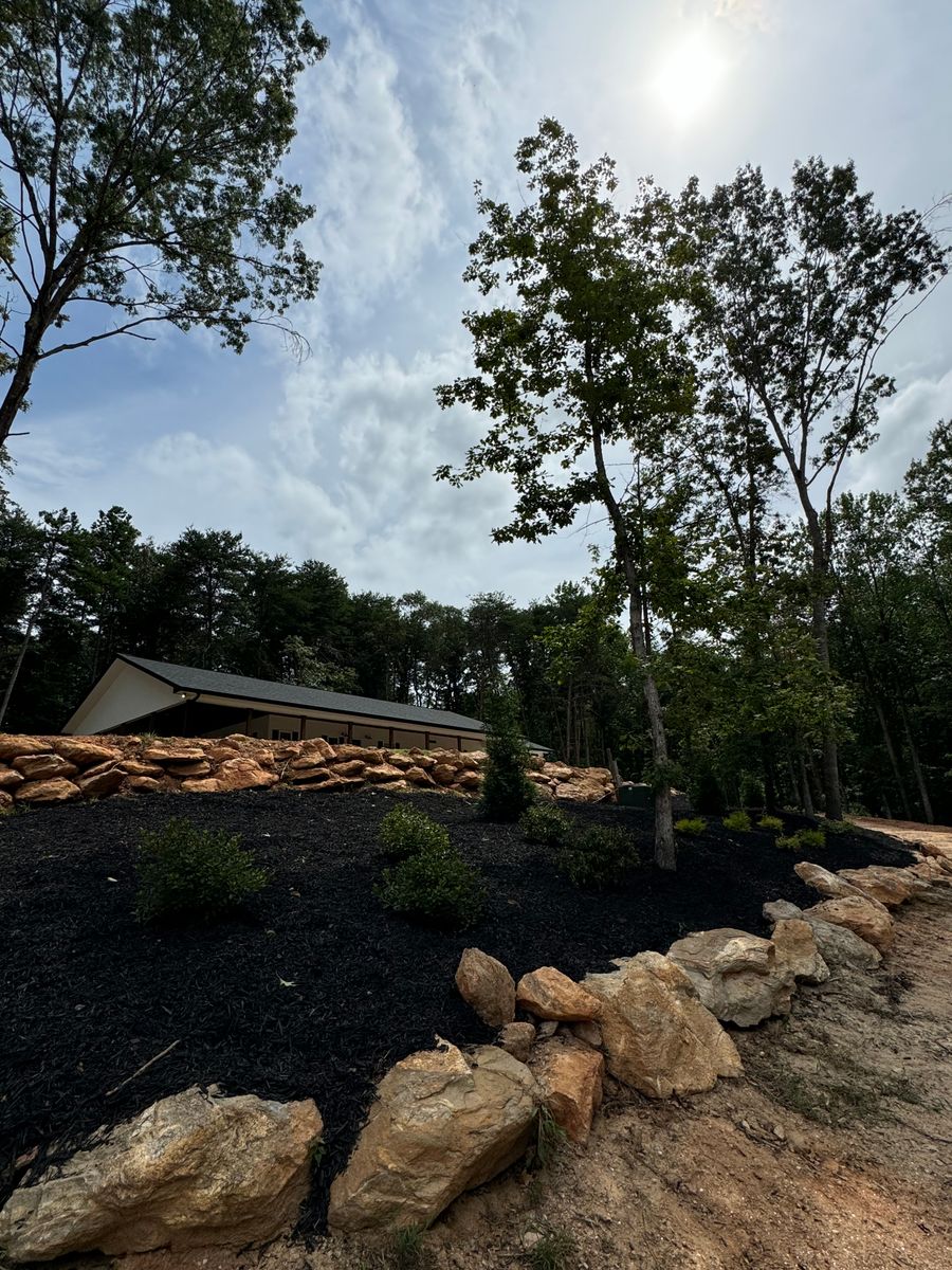 Landscape Installation for Peach State Landscaping in Hartwell, GA