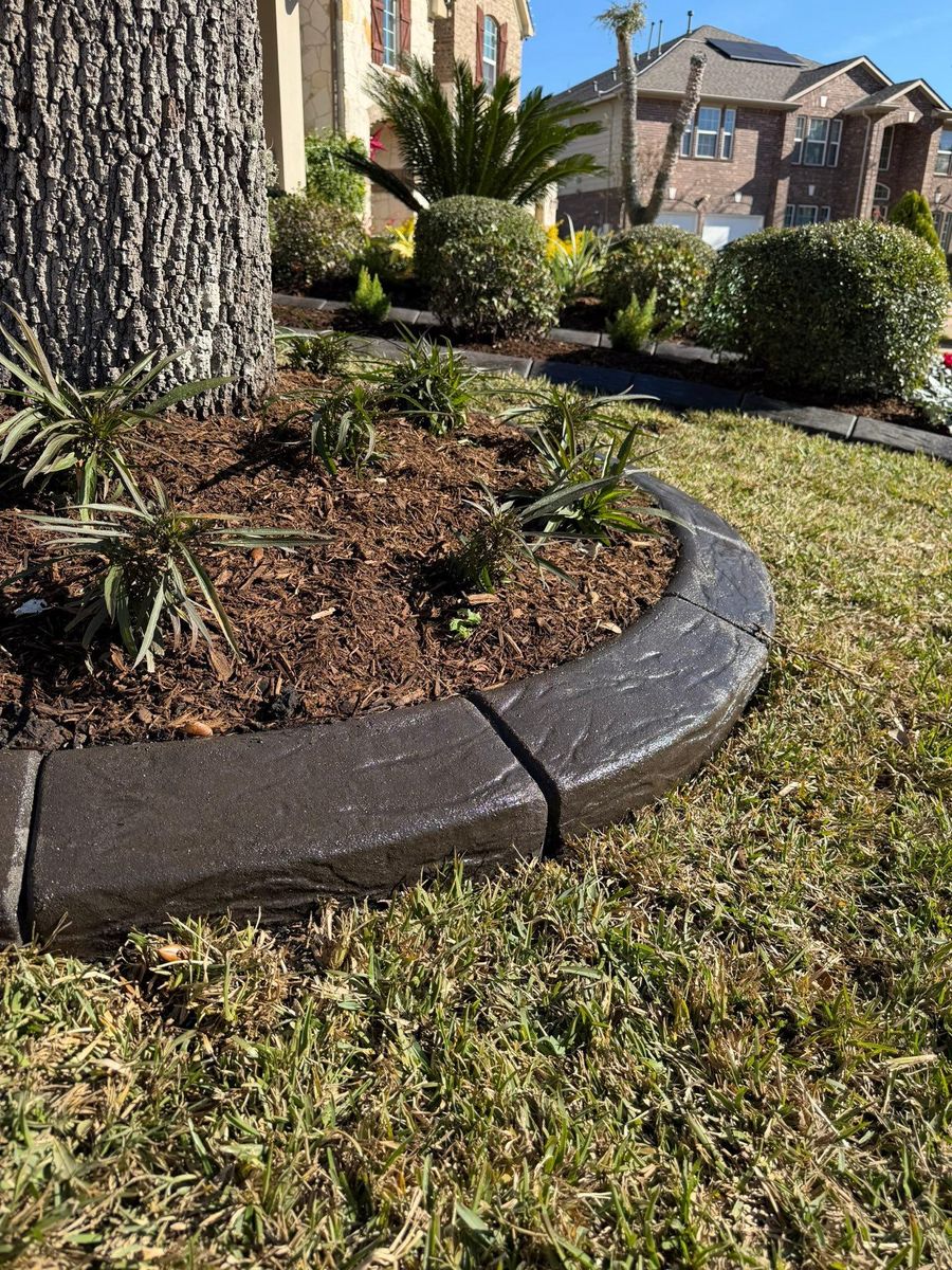Landscaping for Texas Curb N Borders in Houston, TX