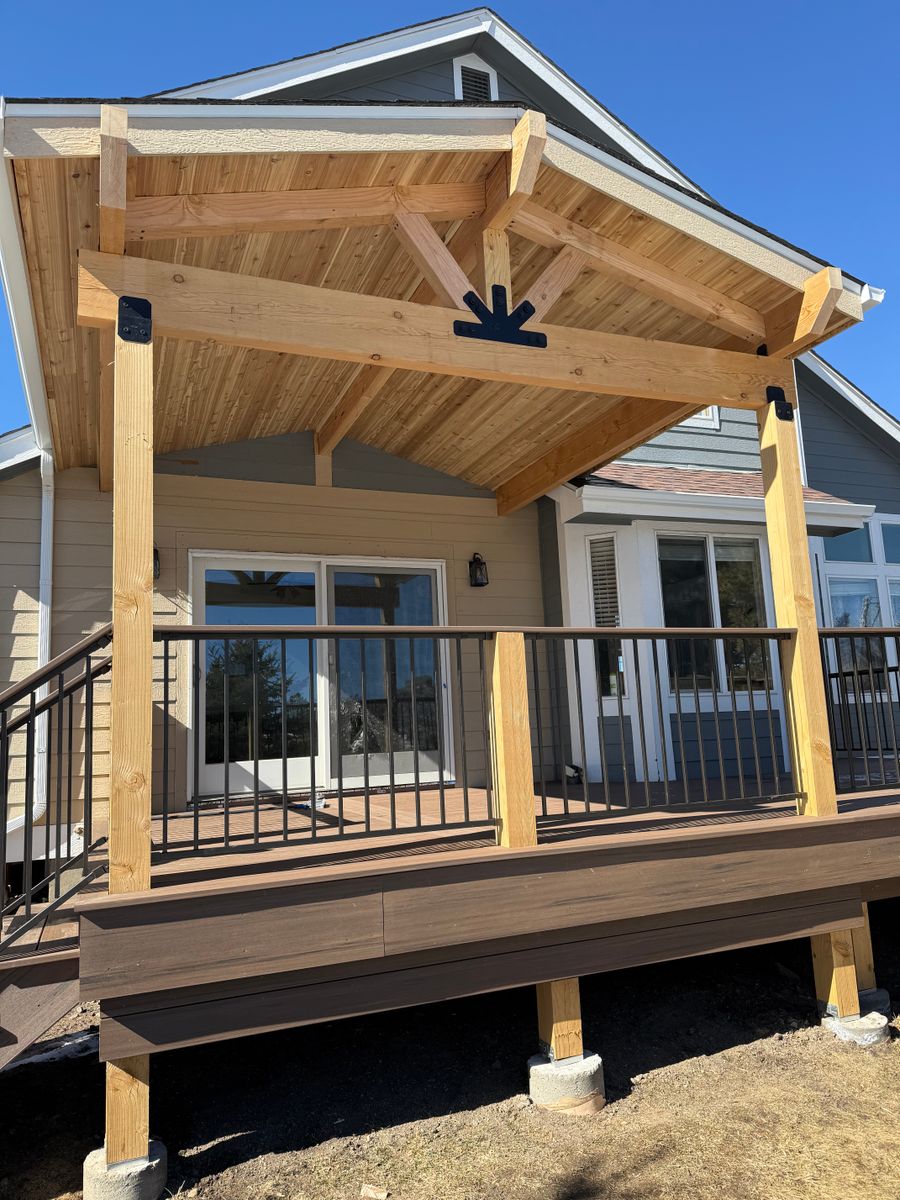 Deck & Patio Installation for Arnett Front Range Construction in Elizabeth, CO