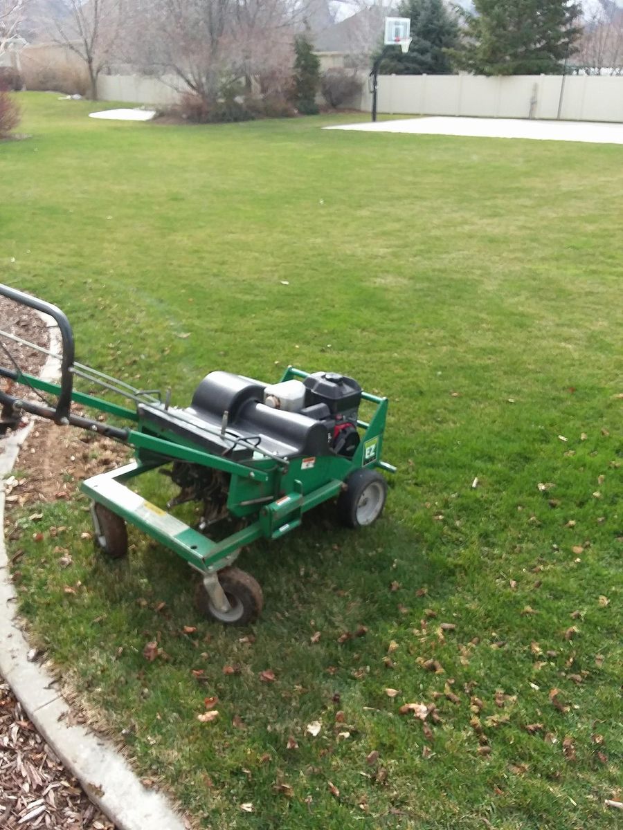 Aeration for Platinum Lawn Service in Santaquin, UT