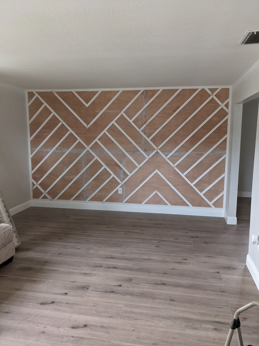 Accent Walls for MJ'S TRIM INC. in Orlando, FL
