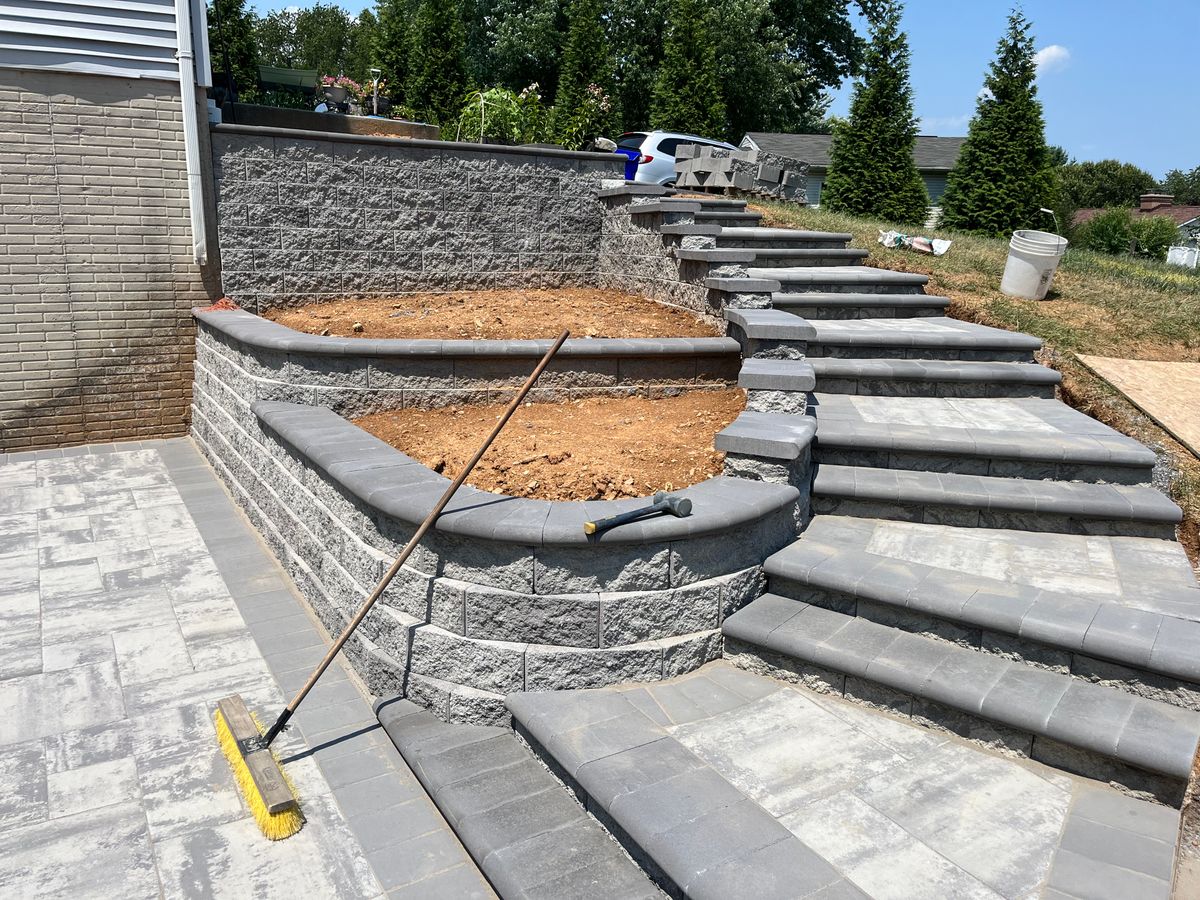 Landscape Installation for RDR Landscaping in Baltimore, MD