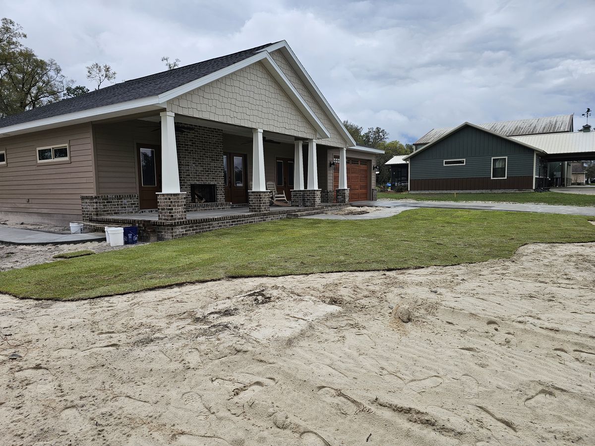 Sod Installing for Deeper Roots Landscape in High Springs, FL