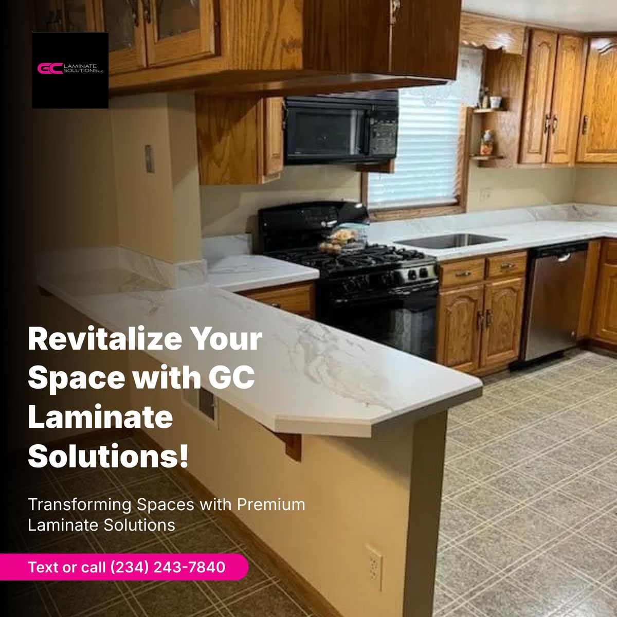 Cabinetry for GC Laminate Solutions in Lordstown, OH