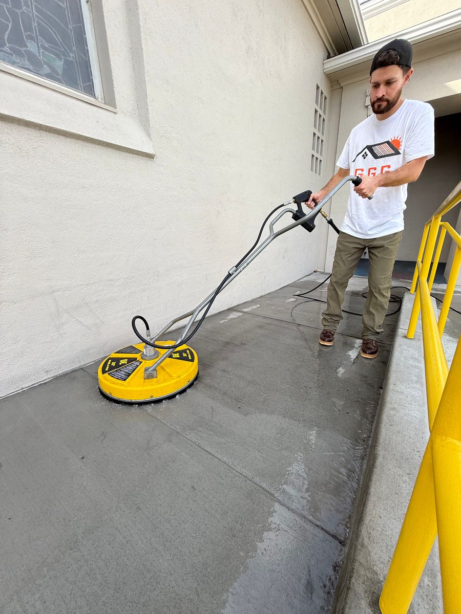 Pressure Washing for GGG Home Services in San Jose, CA