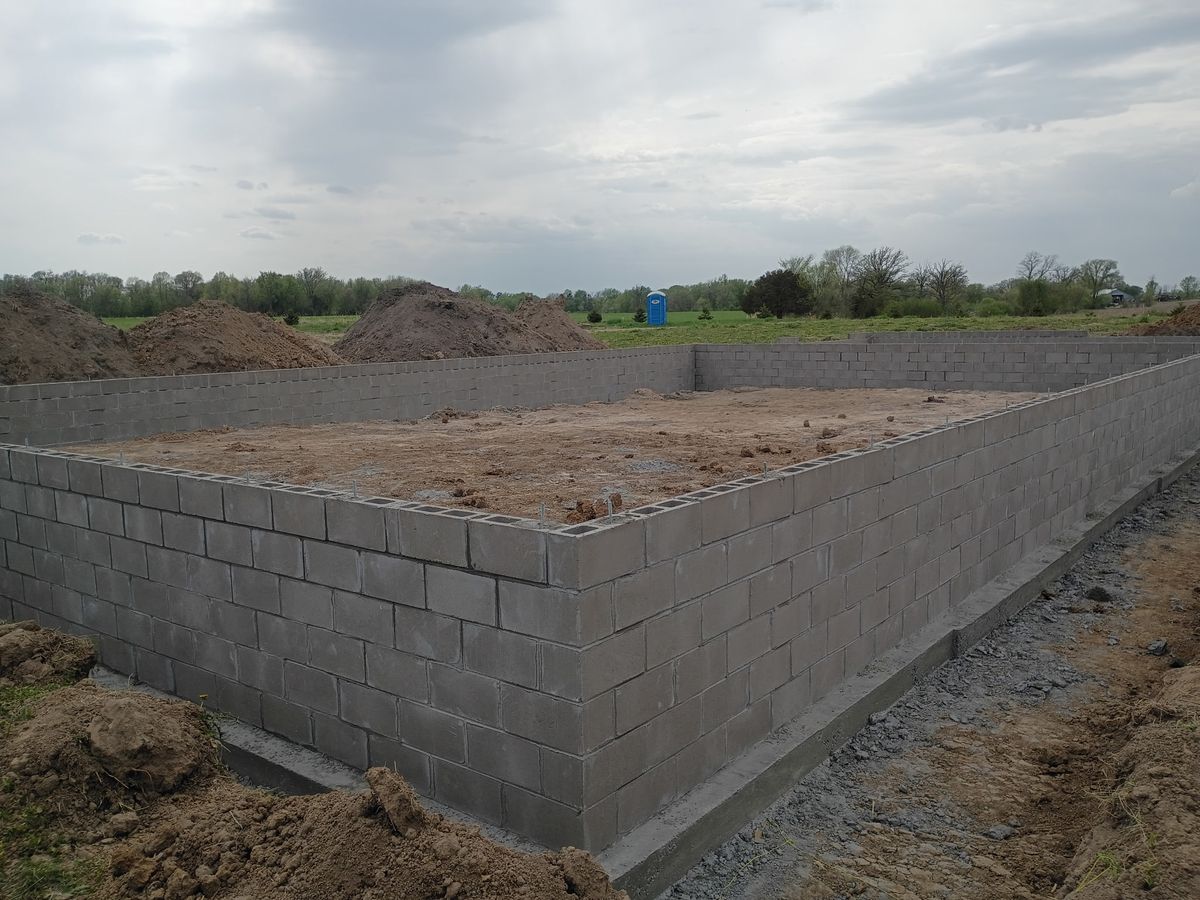 Concrete Slab Construction for CAIR CONCRETE & MASONRY LLC in Baldwin, WI