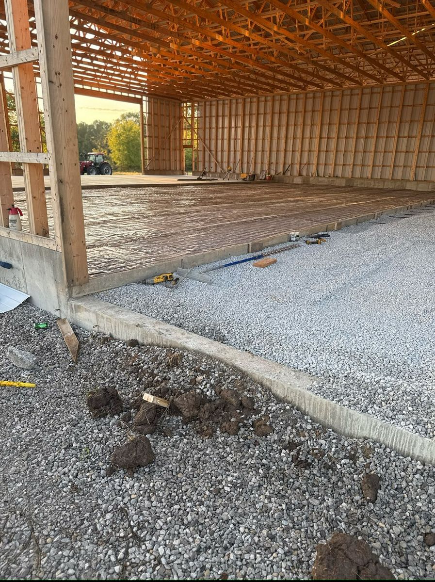 Concrete Slab Construction for Immaculate Concrete and Construction in Troy, IL