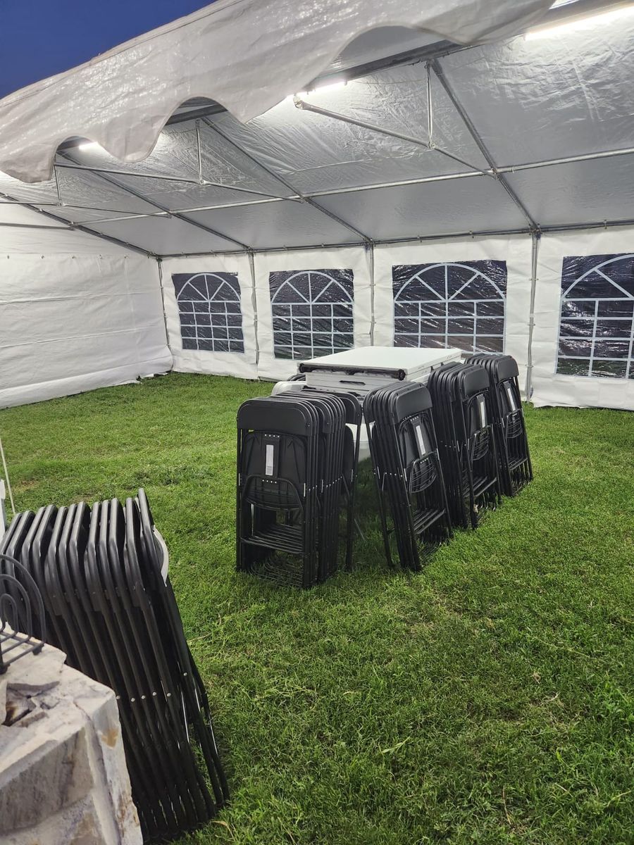 High Peak Commercal Tent Rentals for S&B Magic Rentals, LLC in Houston, TX